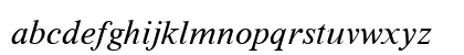 Tms Italic Lowercase Preview