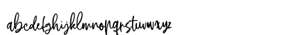 Australove Regular Lowercase Preview
