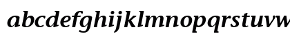 StoneInformal LT Bold Italic Lowercase Preview