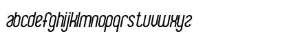 Baby Superhero Bold Italic Lowercase Preview
