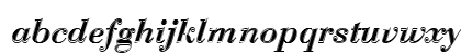 Bauer Bodoni D In1 Regular Lowercase Preview