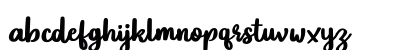 Sticknote Regular Lowercase Preview