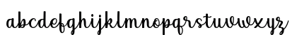 Qeiza Regular Lowercase Preview