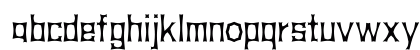 ￿￿<￿￿̴ Regular Lowercase Preview