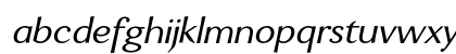 Enzia Italic Lowercase Preview