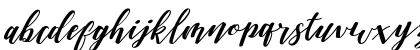 Daniesha Regular Lowercase Preview
