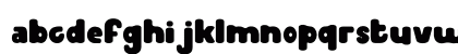 Sticky Glue Regular Lowercase Preview