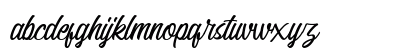 Vertica Regular Lowercase Preview