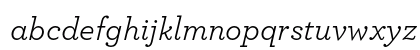 ArcherPro Book Italic Lowercase Preview