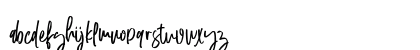 dust in the wood Regular Lowercase Preview