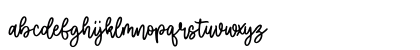 Herodance Regular Lowercase Preview