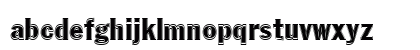 FranklinGotTRegConIn1 Regular Lowercase Preview