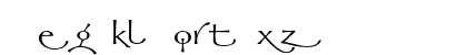 Galahad Alt Lowercase Preview
