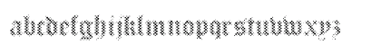 PalimpsestLight Regular Lowercase Preview
