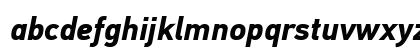 PF DinText Pro Bold Italic Lowercase Preview