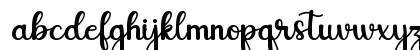 Savira Regular Lowercase Preview