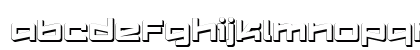 Logofontik 4F Extruded Regular Lowercase Preview