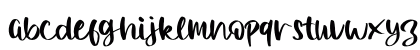 Freshlemon Regular Lowercase Preview