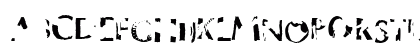 P22 Fontasaurus Regular Lowercase Preview