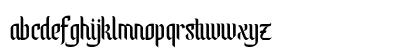 Mastolleh Regular Lowercase Preview