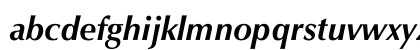 YUZapfHumanBI Regular Lowercase Preview