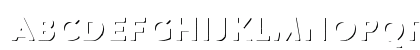 Brandon Printed Shadow Lowercase Preview