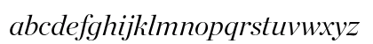 Chronicle Display Light Italic Lowercase Preview