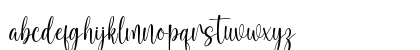December Script Regular Lowercase Preview