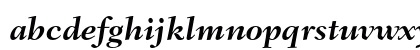 Fairfield LH 76 Bold Italic Lowercase Preview