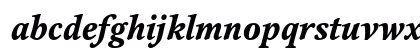 OctavaOSC Bold Italic Lowercase Preview