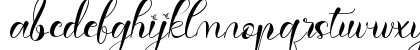 Dabistha Regular Lowercase Preview