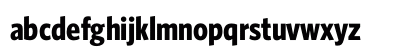WhitneyCondensed Bold Lowercase Preview