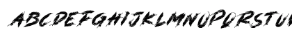DANGER ZONE Regular Lowercase Preview