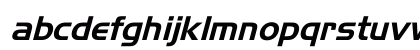 SLO_Handel_Gothic Italic Lowercase Preview