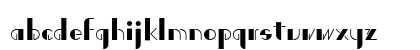 P22ArtDeco Regular Lowercase Preview