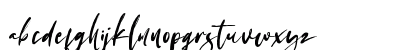 Antariksa Regular Lowercase Preview
