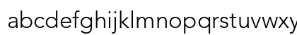Avenir 35 Light Lowercase Preview