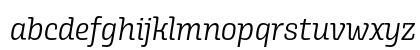 Alianza Italic 300 Lowercase Preview