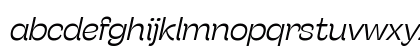 Stinger Fit Trial Light Italic Lowercase Preview