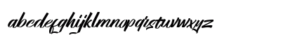 Yambag Italic Lowercase Preview