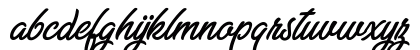 Zabritzkyes Personal Use Regular Lowercase Preview