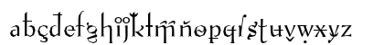 PompousCircumstance Chiseled Lowercase Preview