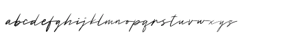 Bahttra_Signature Regular Lowercase Preview