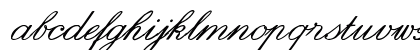 zai Italic Hand Calligraphy Regular Lowercase Preview