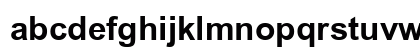 Arial HU Bold Lowercase Preview