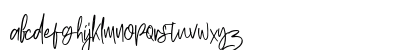 Hawkins park Regular Lowercase Preview
