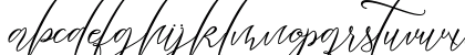 Heartkything Regular Lowercase Preview