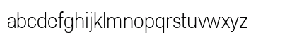 Lunchtype25 Condensed Light Lowercase Preview