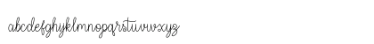 Yulisa Regular Lowercase Preview