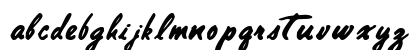 PanareaScriptSSi Bold Lowercase Preview